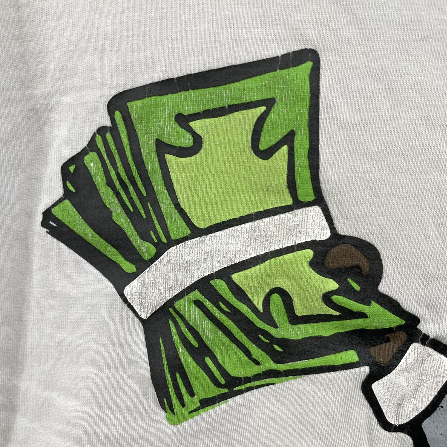 Vintage VINTAGE Y2K Smith & Graham T-Shirt 2XL White Money Kid Graphic Streetwear XXL Mens Size US XXL / EU 58 / 5 - 7 Thumbnail