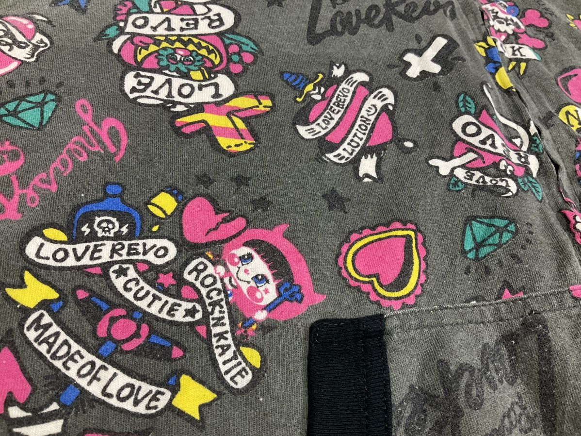 Grand Slam 🔥Sick Y2K Grand Slam Love Revolution Zipper Hoodie Tattoo Size US M / EU 48-50 / 2 - 12 Thumbnail
