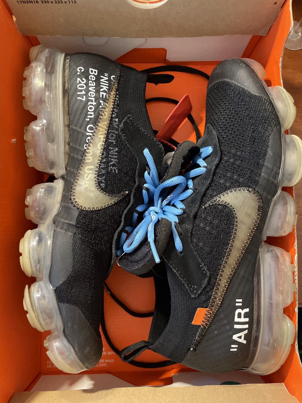 Nike × Off-White Off white vapor max 2.0 (black) Size US 10.5 / EU 43-44 - 2 Thumbnail