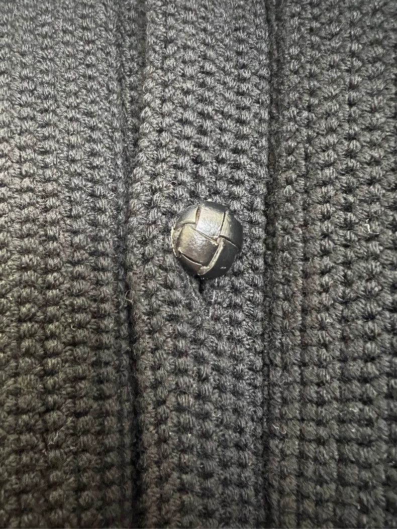 Saint Laurent Paris Saint Laurent Wool Knit Cardigan in Black-2506 Size US XL / EU 56 / 4 - 3 Thumbnail