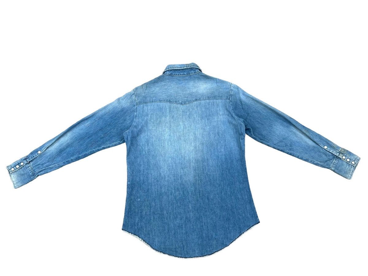 Blue Blue Japan Vintage Blue Blue Japan Mud Wash Denim Western Shirt Size US S / EU 44-46 / 1 - 2 Thumbnail