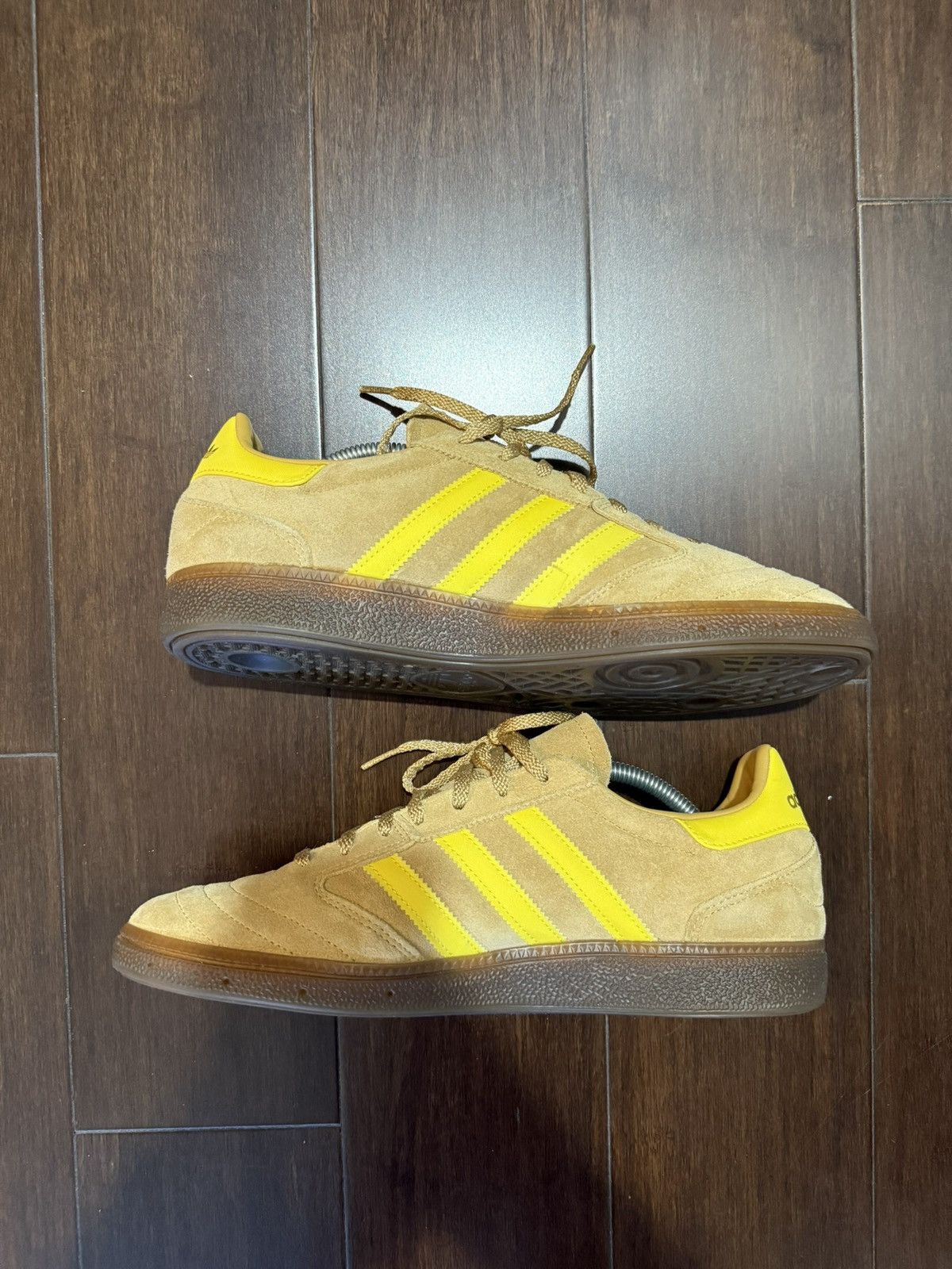 Adidas Adidas Busenitz Vintage Suede Sneakers in yellow and brown Size US 10 / EU 43 - 3 Thumbnail