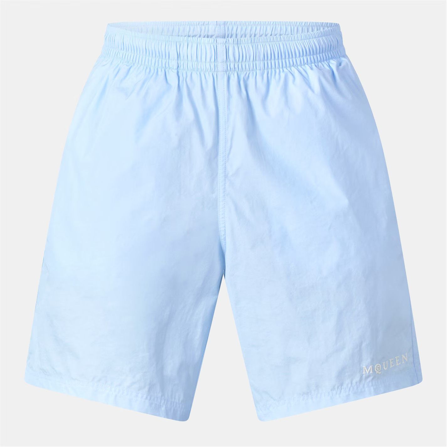 Alexander McQueen o1g2r1mq0326 Logo Quick-Dry Tailored Fit Swim Shorts in Blue Size US 30 / EU 46 - 1 Thumbnail