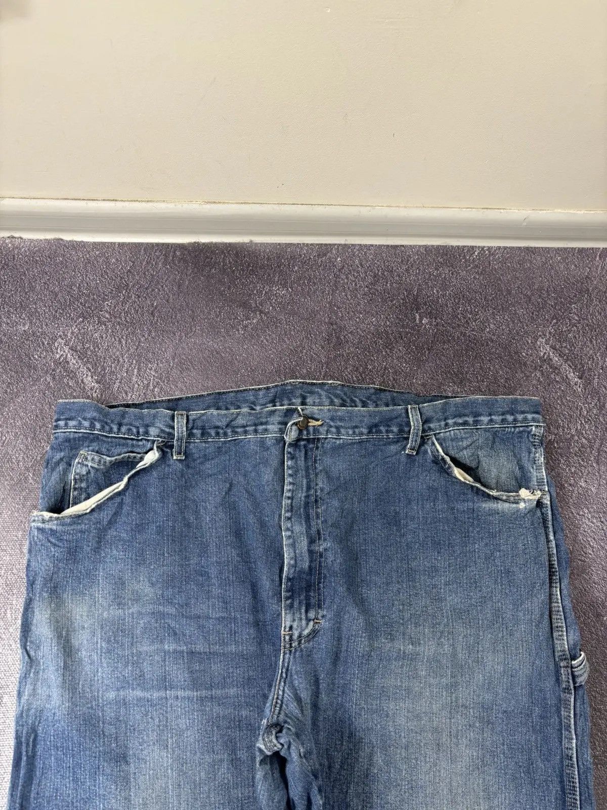 Dickies × Vintage Vintage Dickies Relaxed Fit American Work Denim Baggy Jeans Size US 44 / EU 60 - 8 Thumbnail