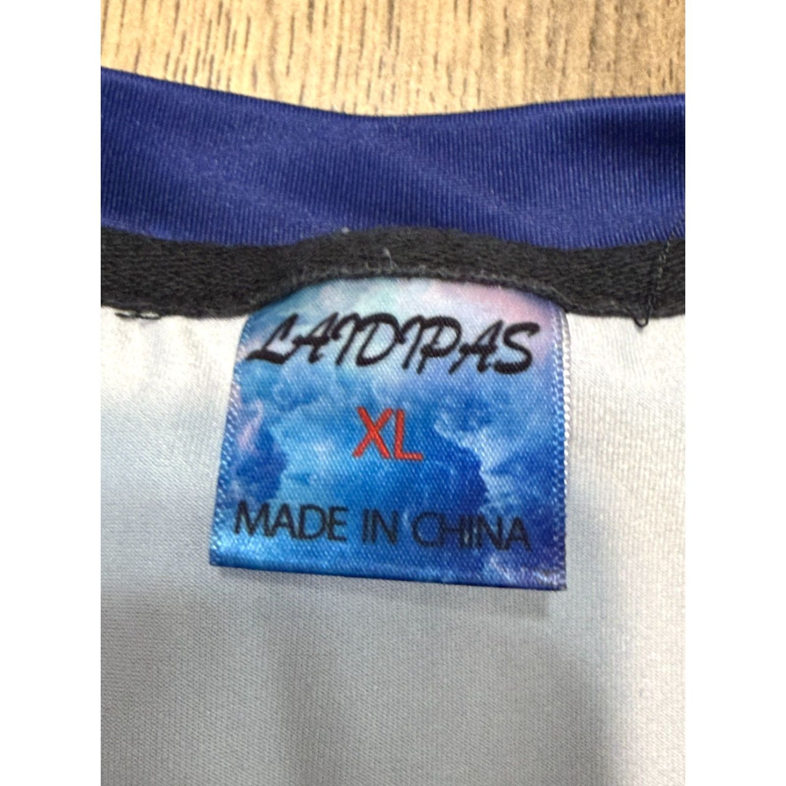 Vintage Ladipas Shirt Mens XL Blue Galaxy Cat and Pizza Print Crewneck Short Sleeve Shirt Mens XL Blue Galaxy Cat and Pizza Print Crewneck Short Sleeve Size US XL / EU 56 / 4 - 5 Thumbnail