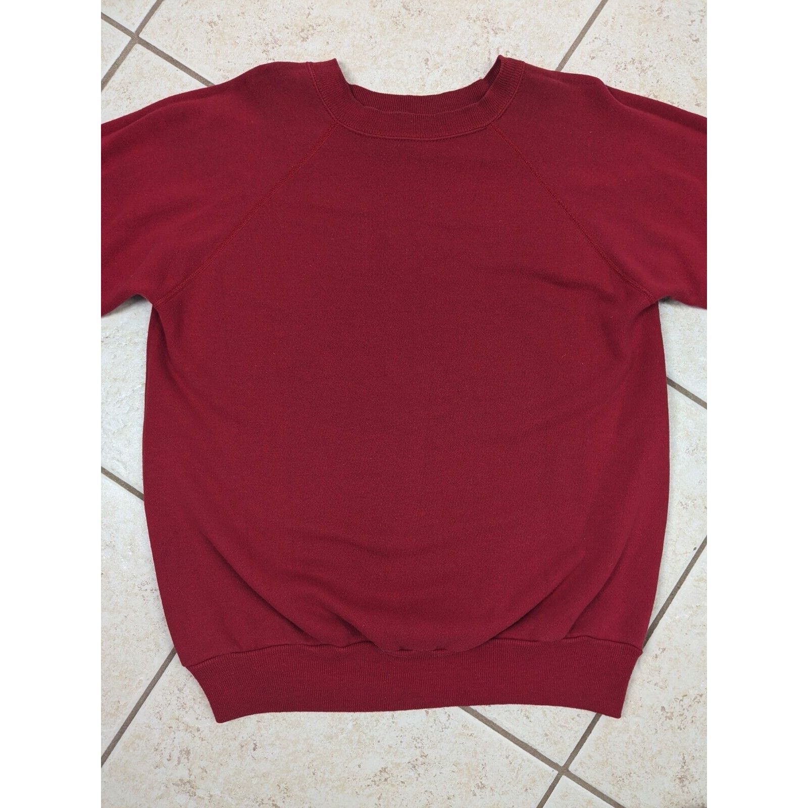 Hanes Vtg Sweatshirt Pannill Hanes Red Raglan Crewneck USA Blank Size US XL / EU 56 / 4 - 5 Thumbnail