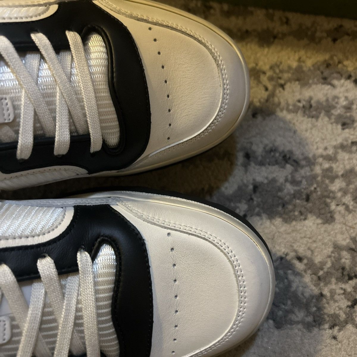 Gucci Gucci Mac80 Sneaker Off White Black size 40.5 Size US 10.5 / IT 40.5 - 5 Thumbnail