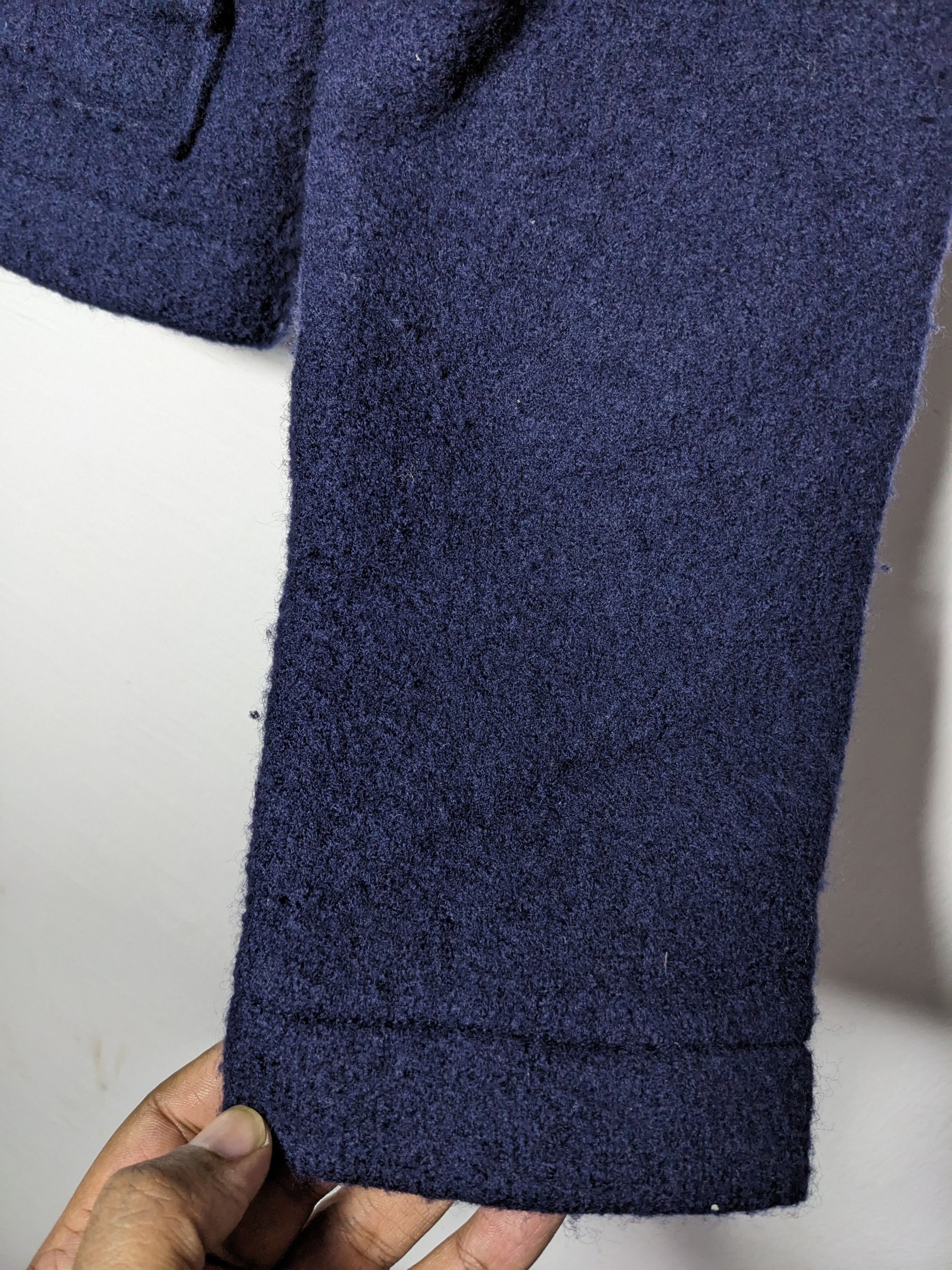Diesel × Diesel Black Gold Diesel Cropped Peacoat Jacket Navy Blue Wool Size XS / US 0-2 / IT 36-38 - 9 Thumbnail