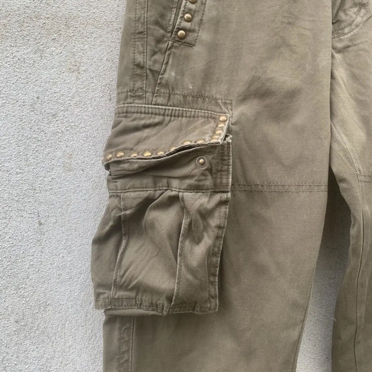 semanticdesign SEMATIC DESIGN🔥30x33 STUDDED BIGPOCKET TROUSERS CARGO PANTS Size US 30 / EU 46 - 5 Thumbnail