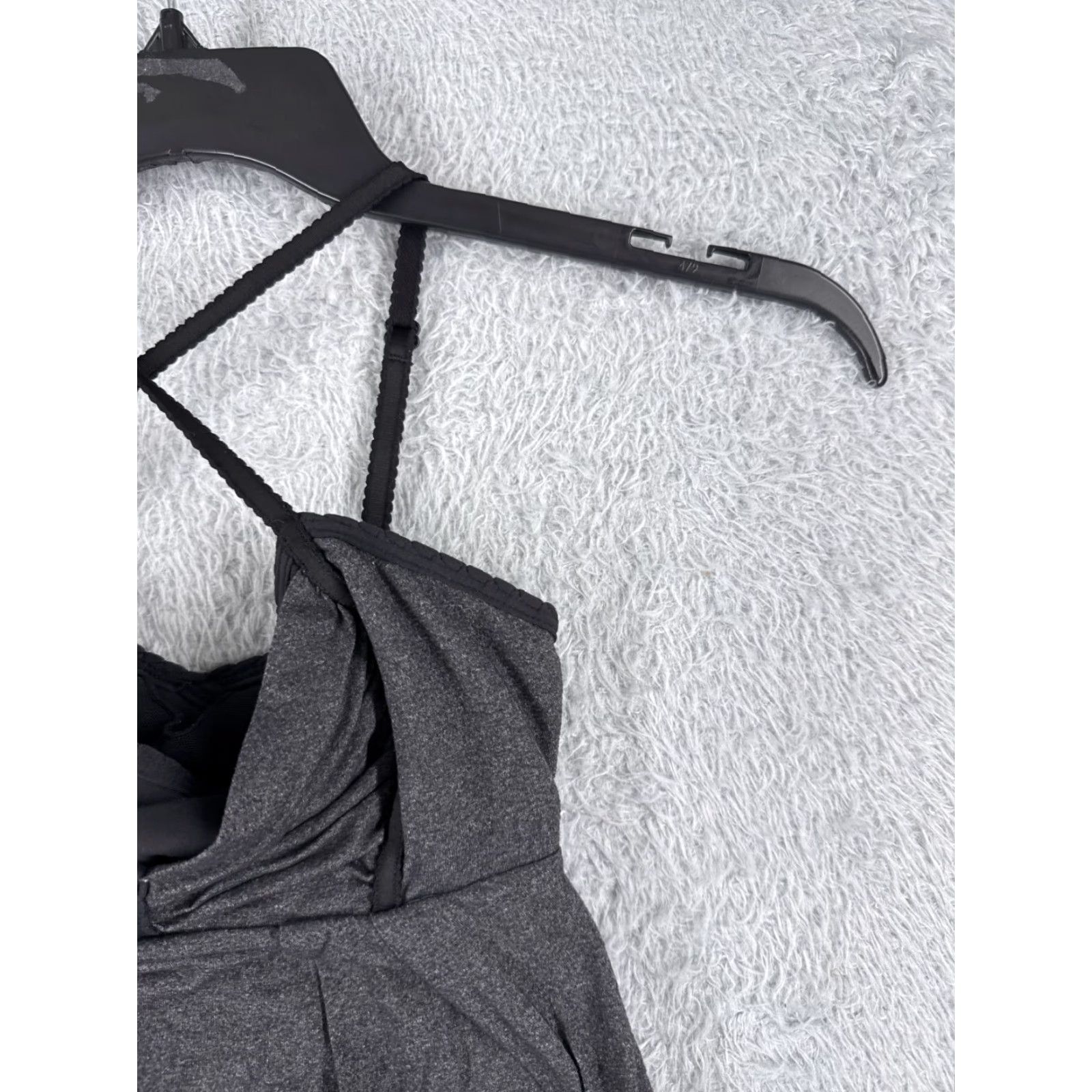 Lululemon Lululemon Shirt Women Tank Gray Black Sleeveless Spaghetti Strap Luxtreme Fabric W1899S 4 XS? Size S / US 4 / IT 40 - 2 Thumbnail