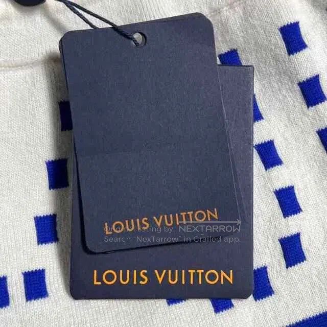 Louis Vuitton Louis Vuitton SS23 Blue Wool Knit Shorts. Size 35" - 4 Thumbnail