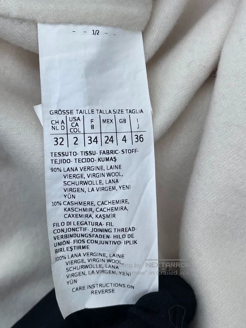 Max Mara Max Mara Cream White Double-faced Cashmere Coat Size XS / US 0-2 / IT 36-38 - 7 Thumbnail