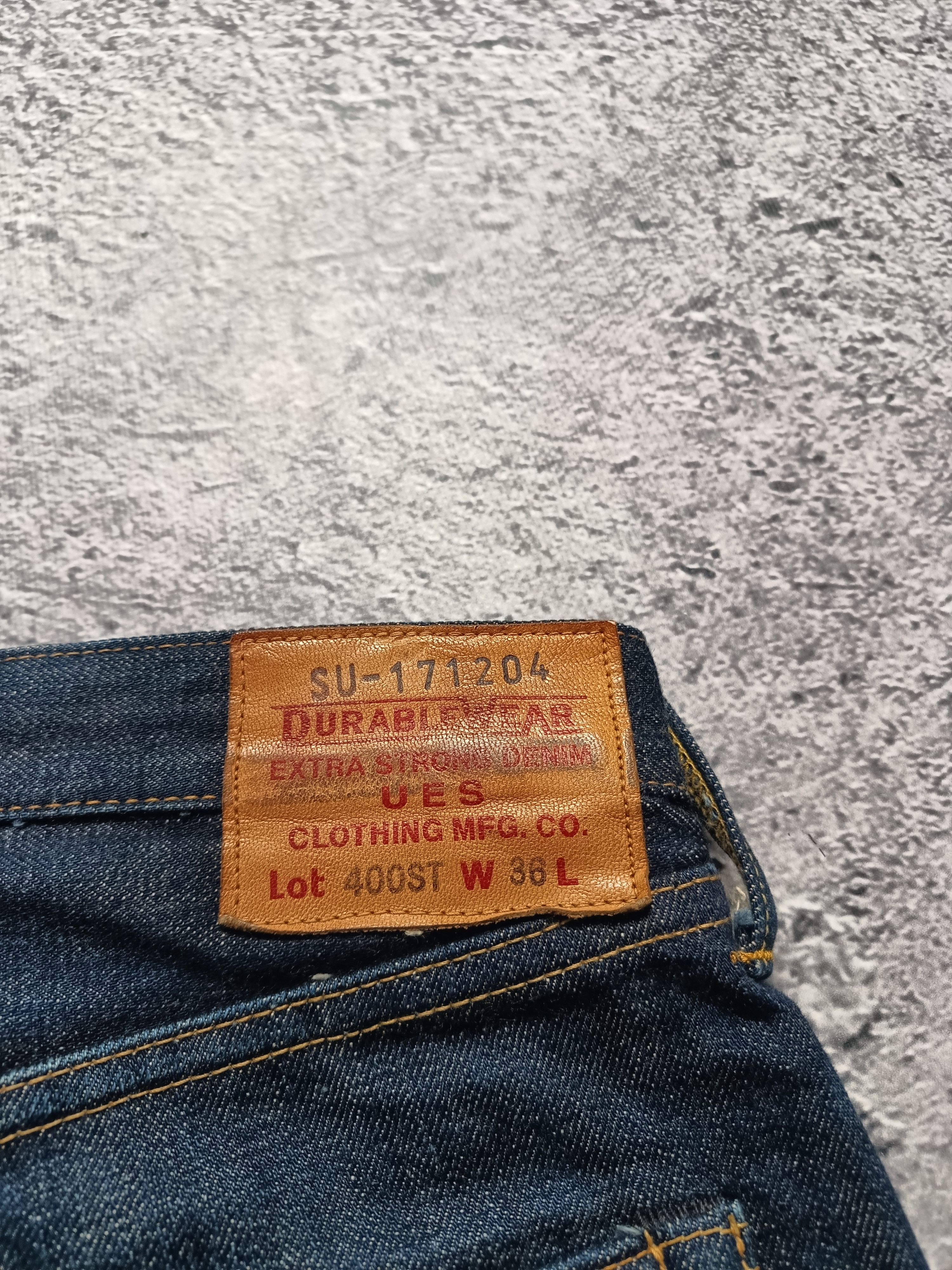 UES Clothing × UES Japan UES 400ST Japanese Selvedge Denim Jeans Made in Japan Size US 36 / EU 52 - 9 Thumbnail