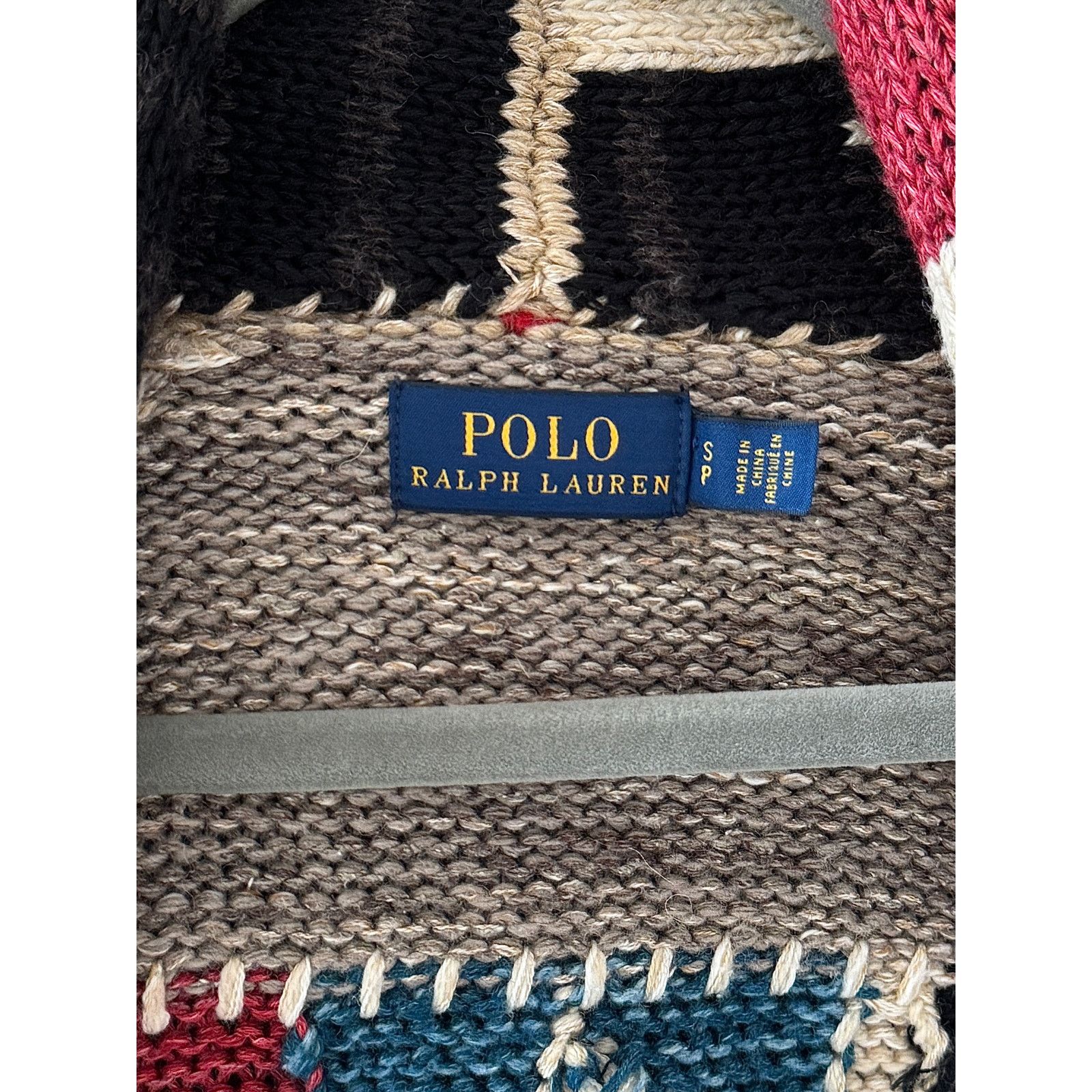 Polo Ralph Lauren POLO RALPH LAUREN Women's Native Cardigan Beige Size S / US 4 / IT 40 - 3 Thumbnail