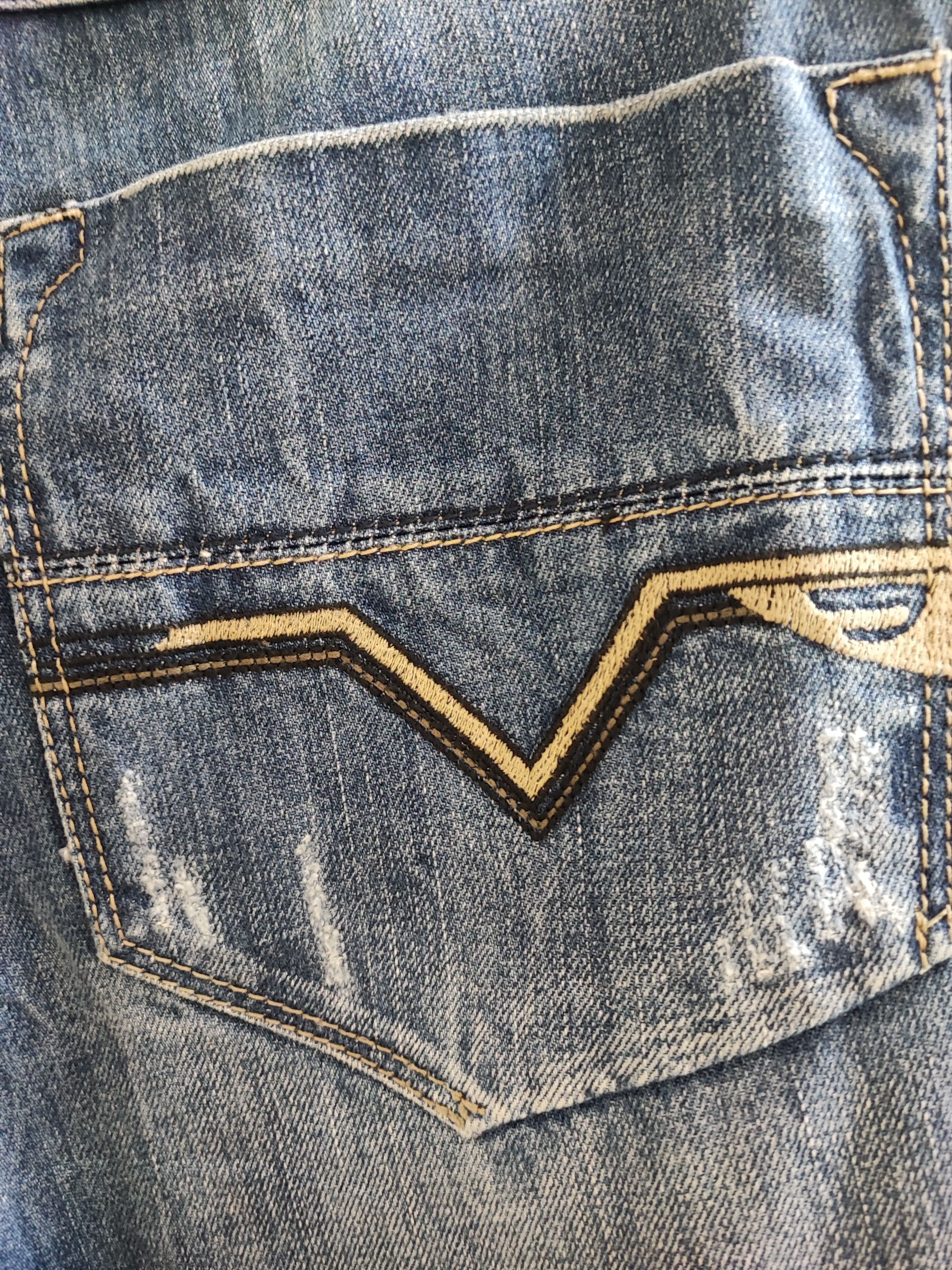 Diesel × Vintage Vintage Diesel Industry Lovely Distressed Grunge Punk Jeans Size US 34 / EU 50 - 10 Thumbnail