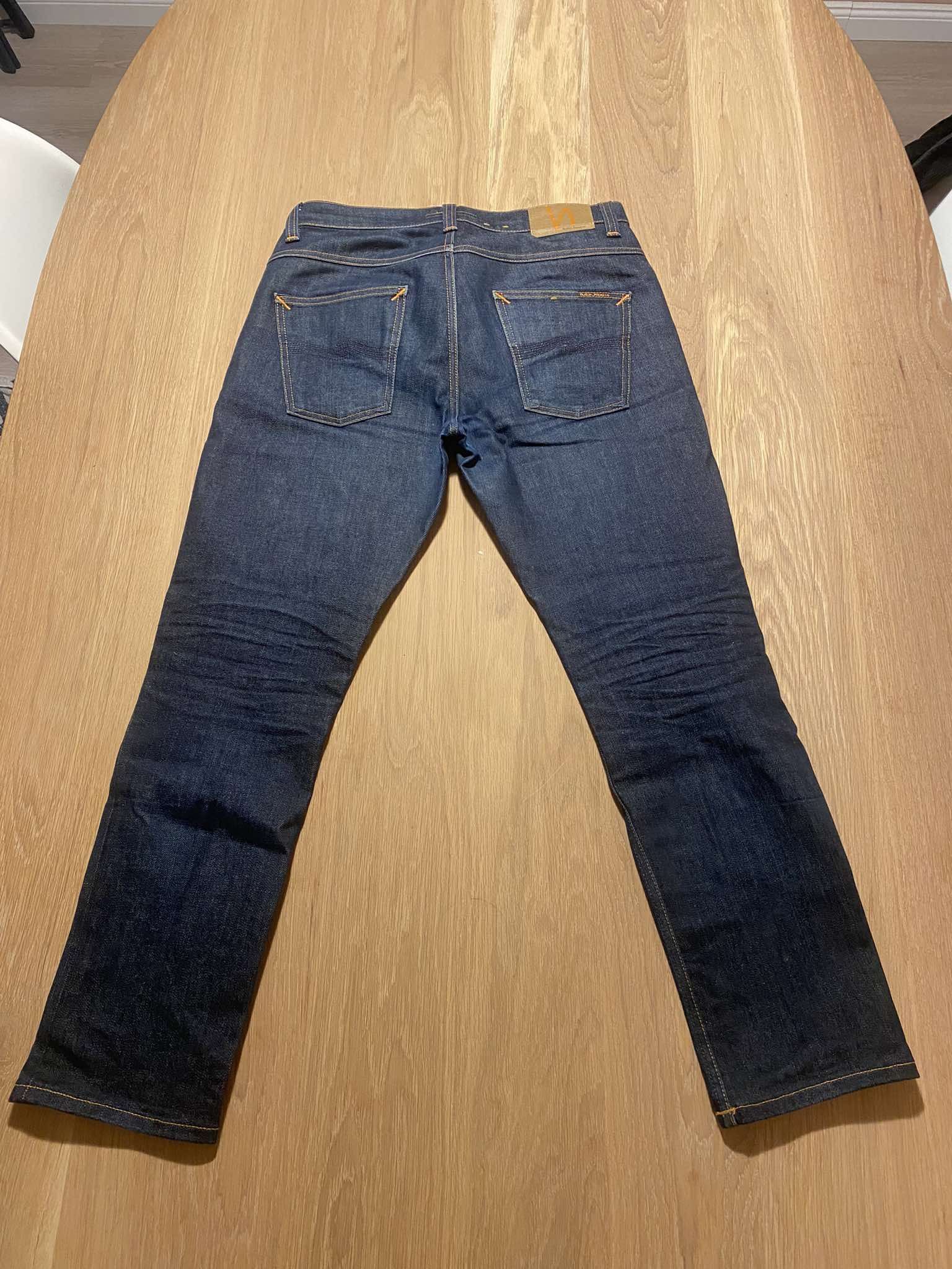 Nudie Jeans Grim Tim Dry True Navy Size US 32 / EU 48 - 2 Thumbnail