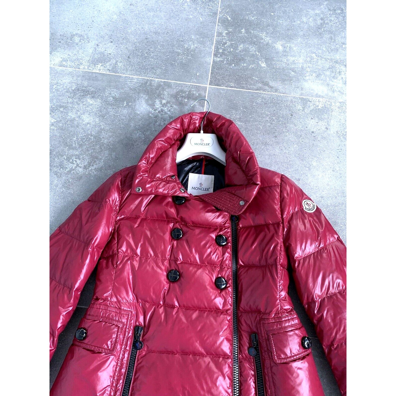 Moncler Women's MONCLER DAIM Down Puffer Pea Coat Jacket SZ 2 S - M Size S / US 4 / IT 40 - 5 Thumbnail