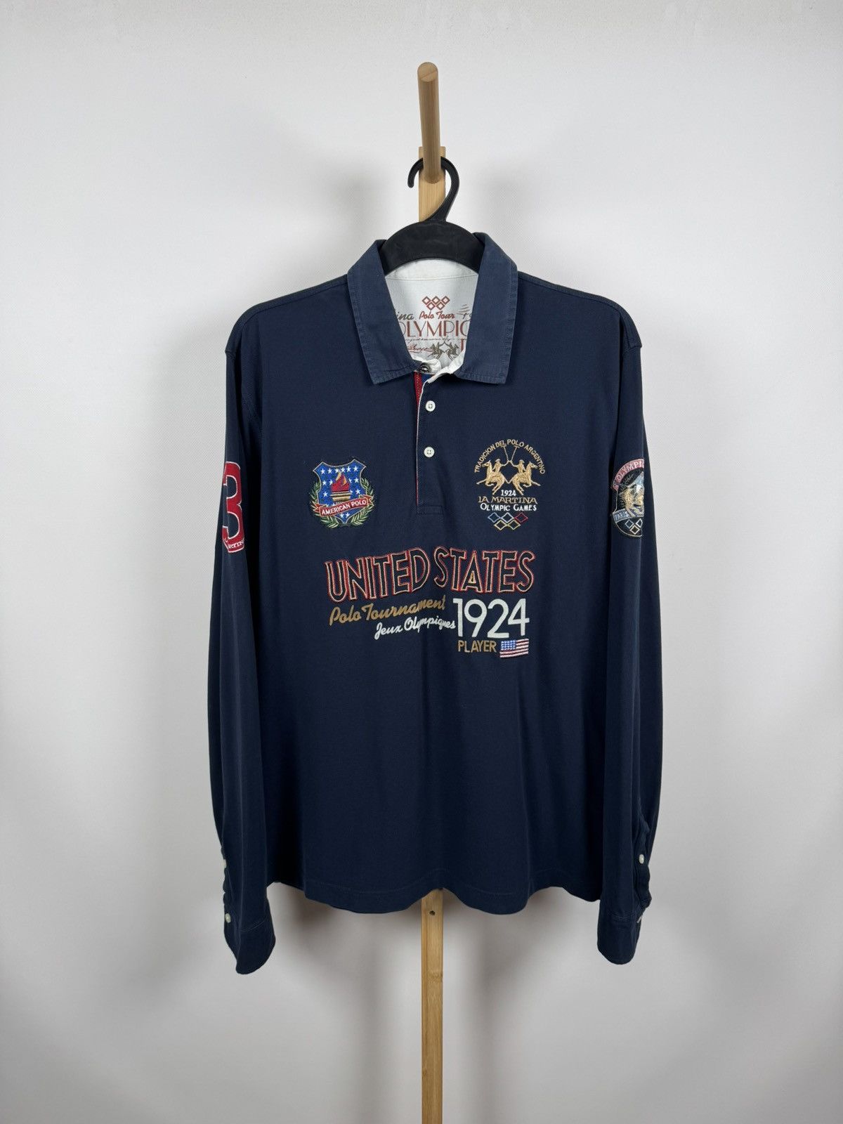 La Martina La Martina United States long sleeve polo sweatshirt XL Size US XL / EU 56 / 4 - 1 Thumbnail