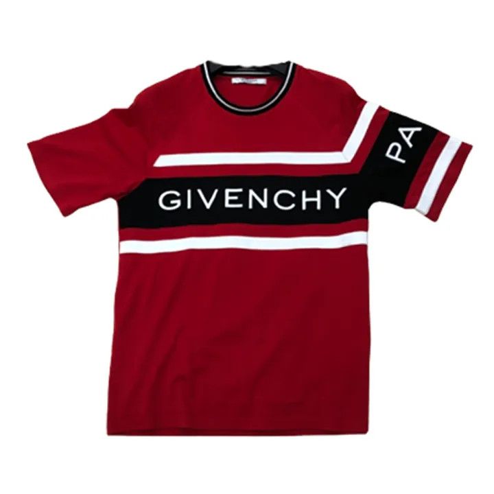 Givenchy Givenchy Red Logo Print Short Sleeve T-Shirt Size US S / EU 44-46 / 1 - 1 Thumbnail