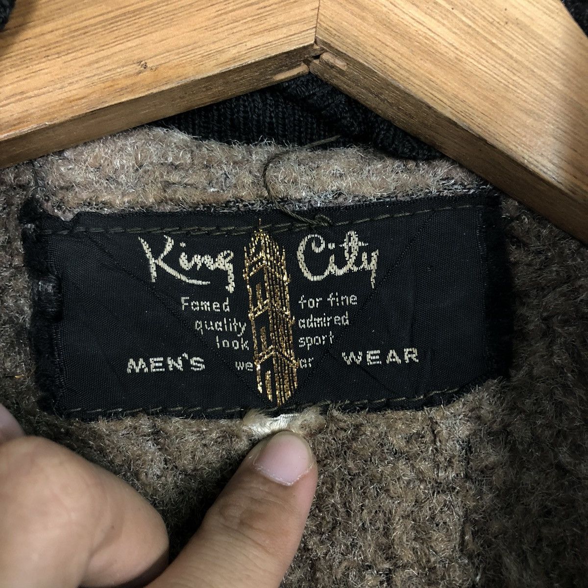 Vintage 📌Vintage Leather Jacket Blanket King City Issey Miyake Size US M / EU 48-50 / 2 - 19 Thumbnail