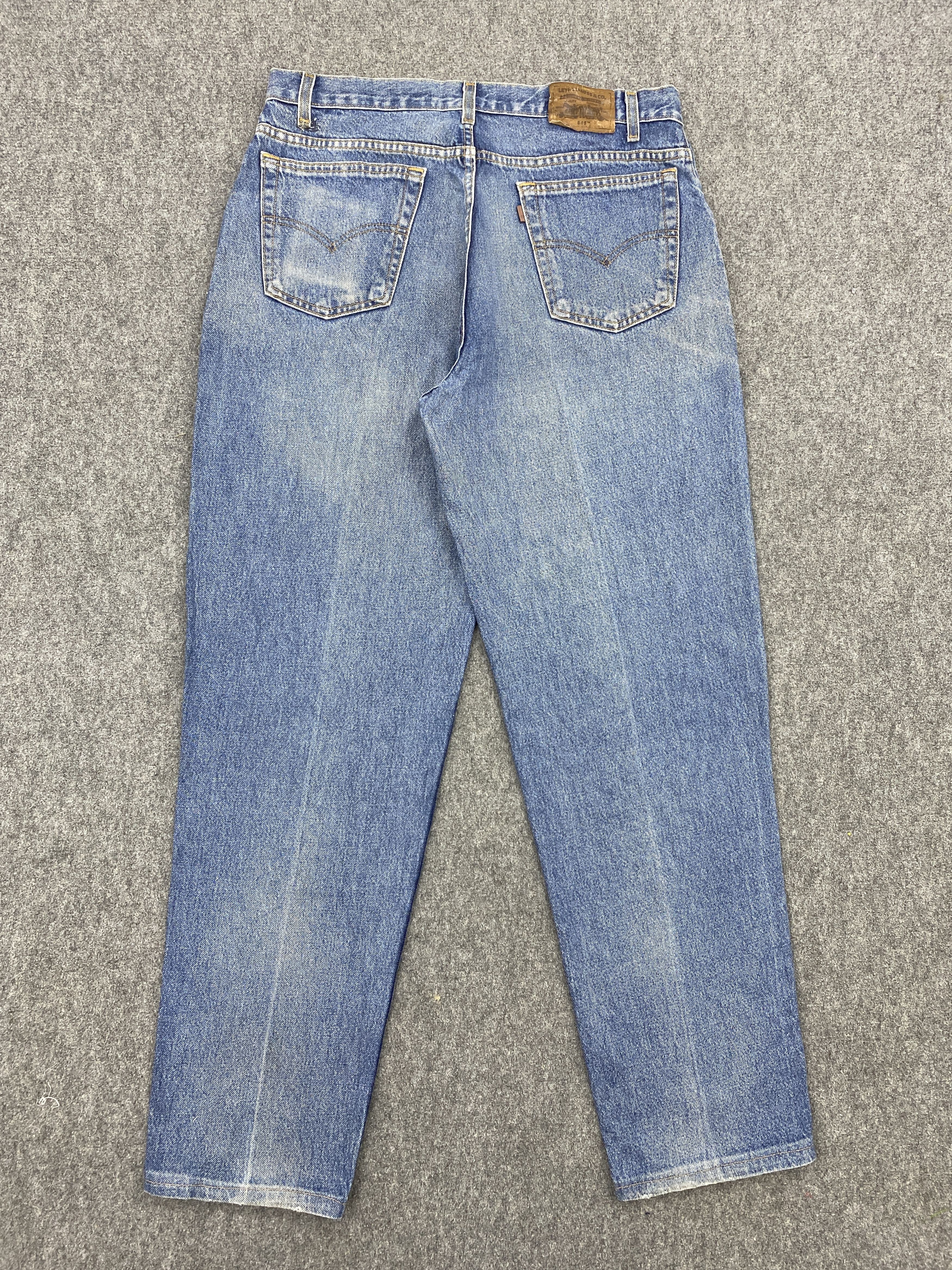 Levi's Vintage 90s Levi's 545 Faded Blue Jeans DP2657 Size US 33 - 3 Thumbnail