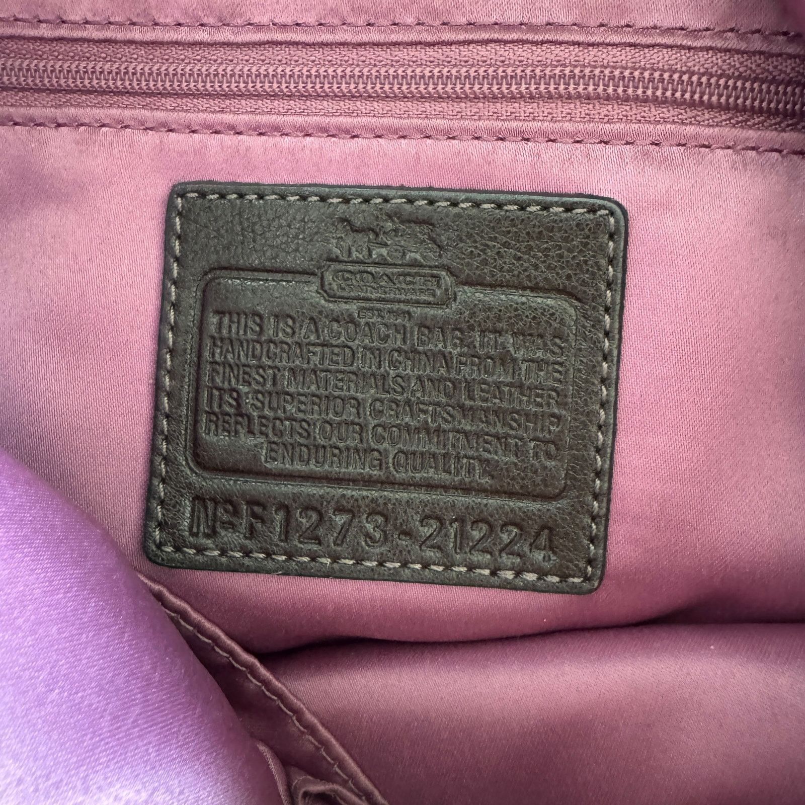 Coach Coach Madison Isabelle Leather Satchel Brown Size ONE SIZE - 6 Thumbnail