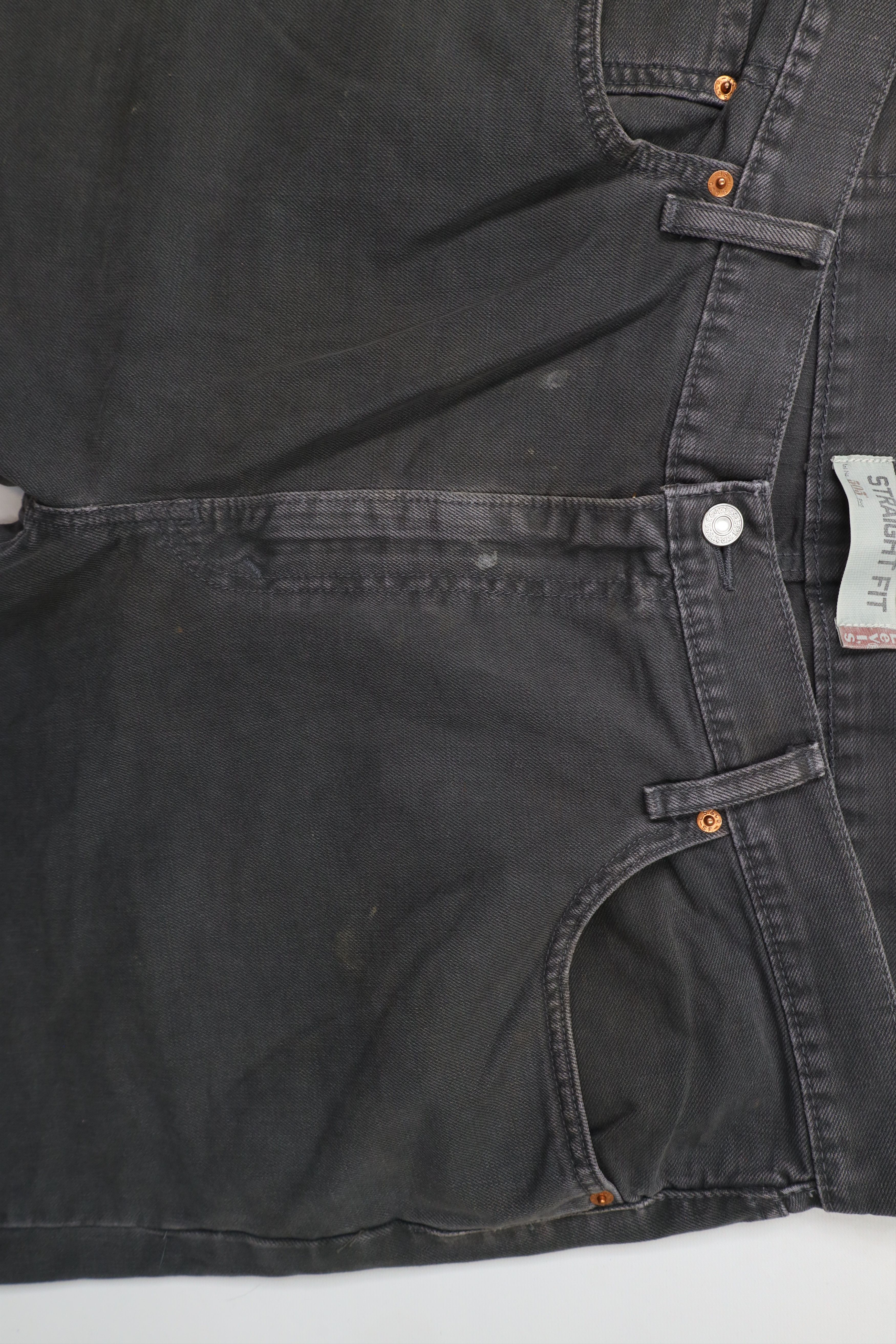 Levi's × Vintage Vintage Y2K Levis 505 Straight Leg Denim Jeans Dark Gray Size US 40 / EU 56 - 8 Thumbnail