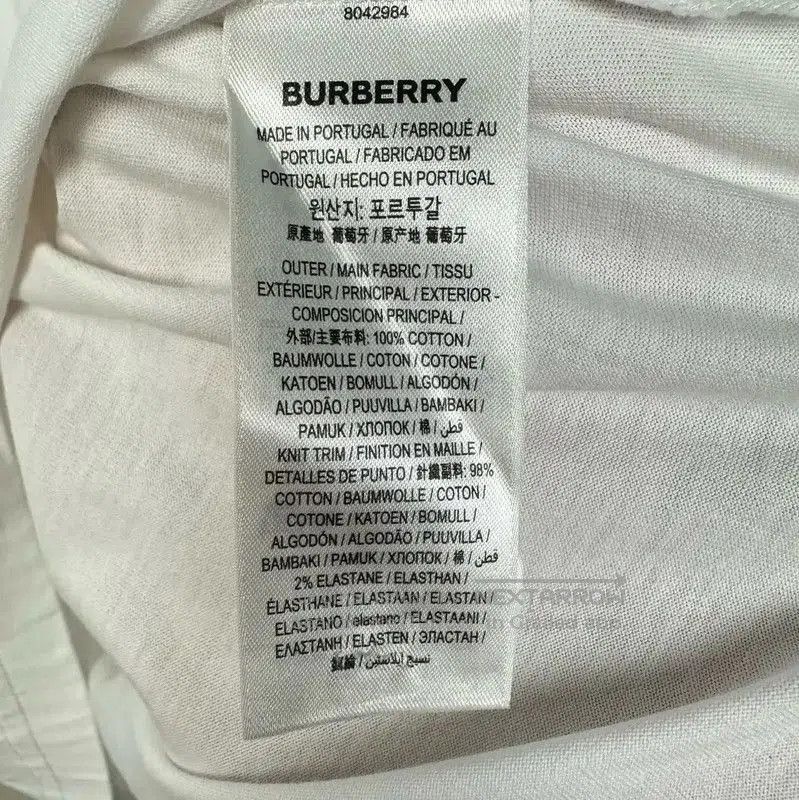 Burberry Burberry White Cotton Short Sleeve T-shirt. Size XXS / US 00 / IT 34 - 6 Thumbnail
