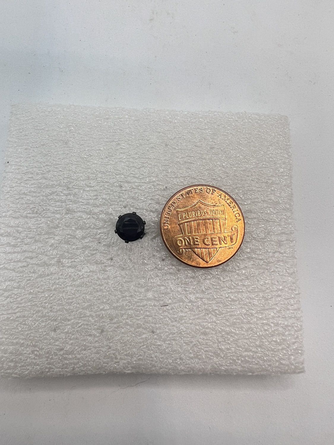 Jewelry Black CZ Stainless Steel Stud Earrings Size ONE SIZE - 2 Thumbnail