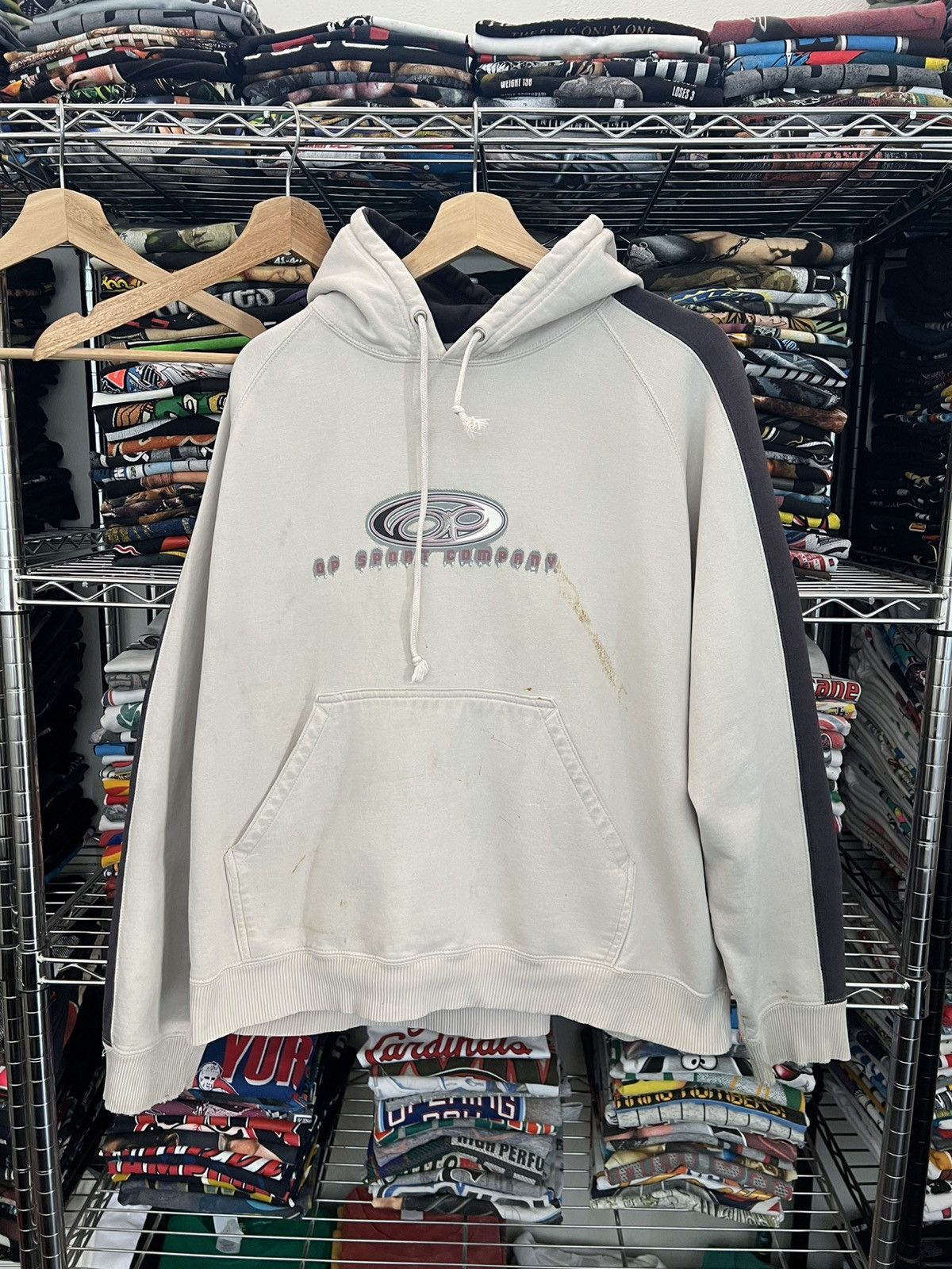 Ocean Pacific 90s OP Sport Company Skate Surf Hoodie Y2K Size US L / EU 52-54 / 3 - 1 Thumbnail