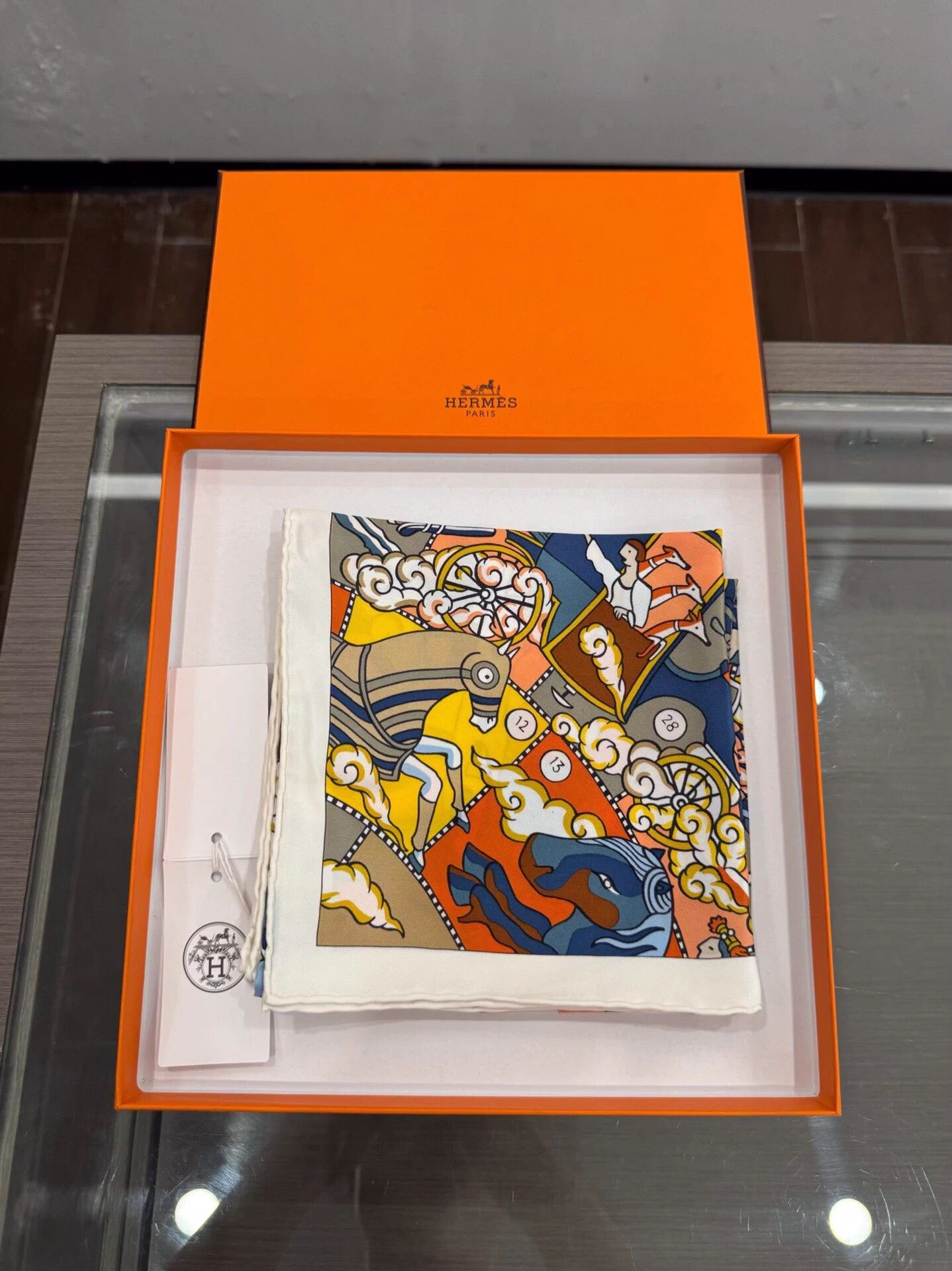 Hermes Hermes Epic Cartoon Silk Scarf 70x70cm New w/ Box & Tags Size ONE SIZE - 2 Thumbnail