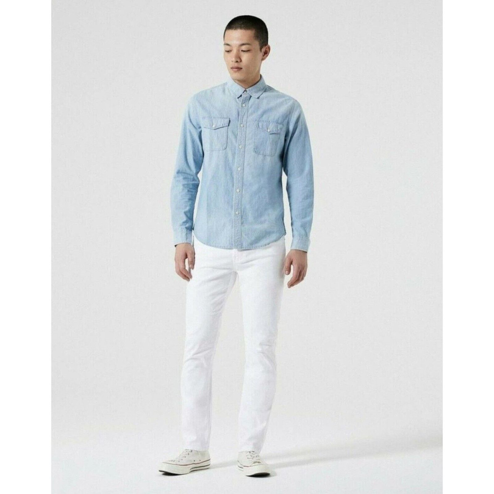 AG Adriano Goldschmied AG Adriano Goldschmied The Everett Slim 5 Pocket Pants White Size US 30 / EU 46 - 2 Thumbnail