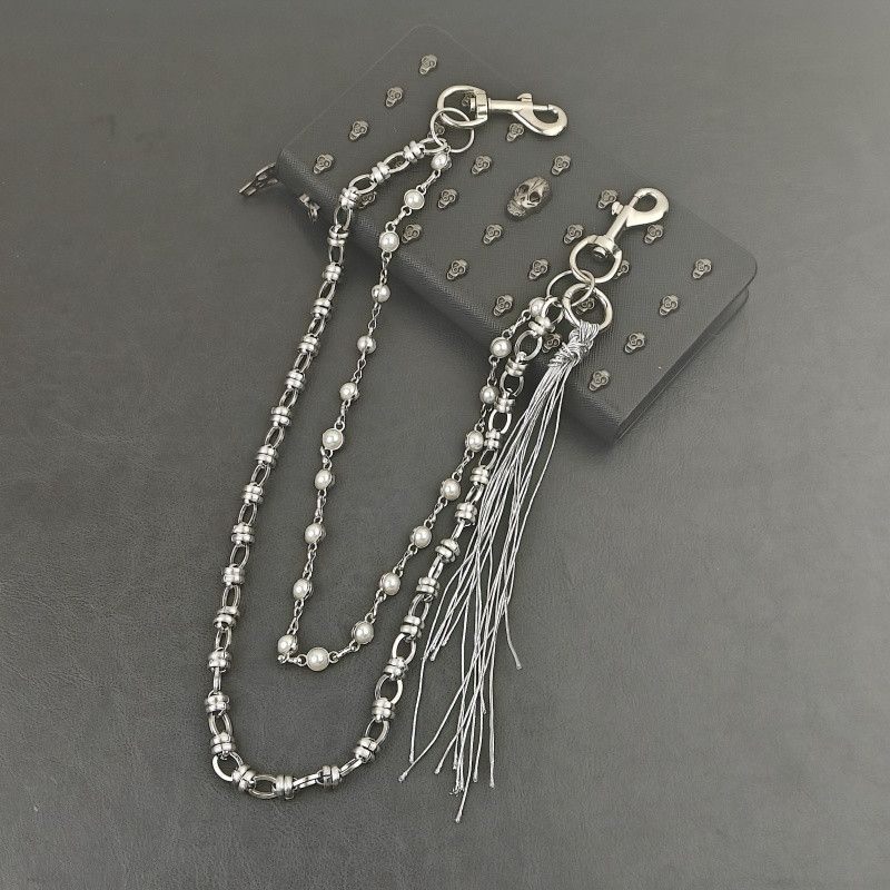 Jewelry 2 Layer Natural Echo Pearled Wallet Chain Size ONE SIZE - 1 Thumbnail