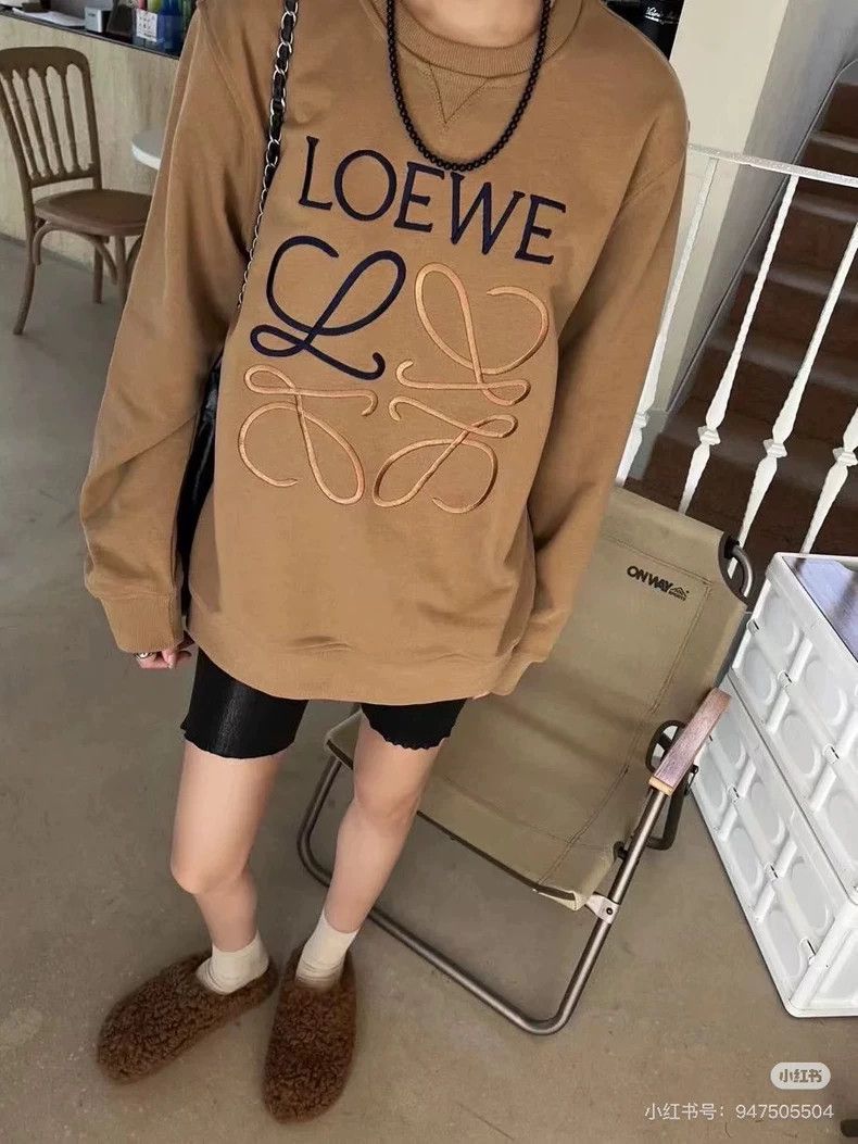 Loewe LOEWE Kaki patchwork logo hoodie Size XS / US 0-2 / IT 36-38 - 6 Thumbnail