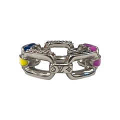 Silver Lockit X Virgil Abloh Bracelet, Natural Titanium - Categories