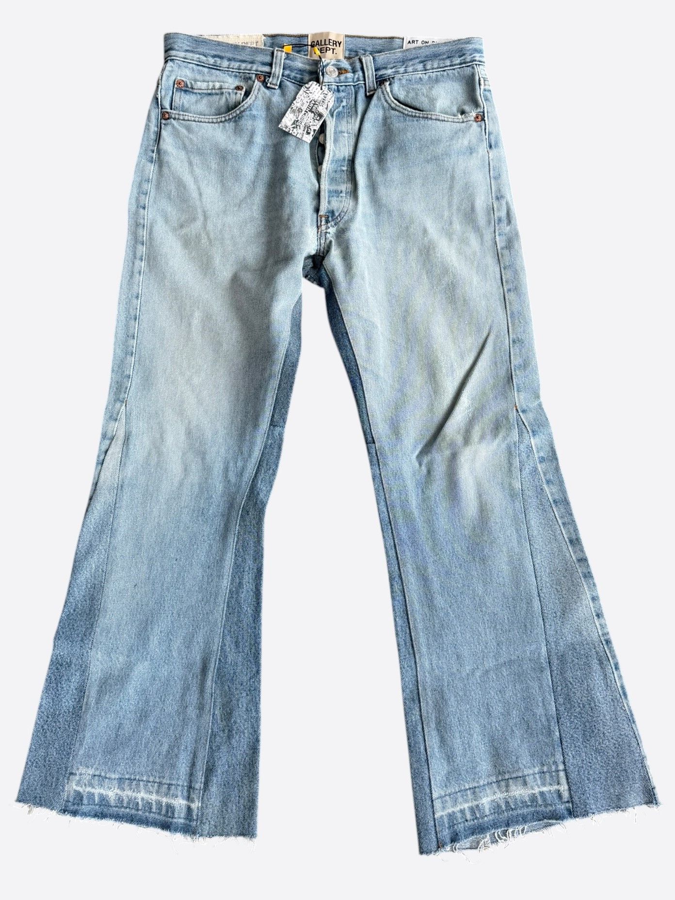 GALLERY DEPT. LA Blvd flared jeans フレアジーンズ アッダメージ加工 GALLERY DEPT. LA Blvd Flared Jeans | Blue | FARFETCH