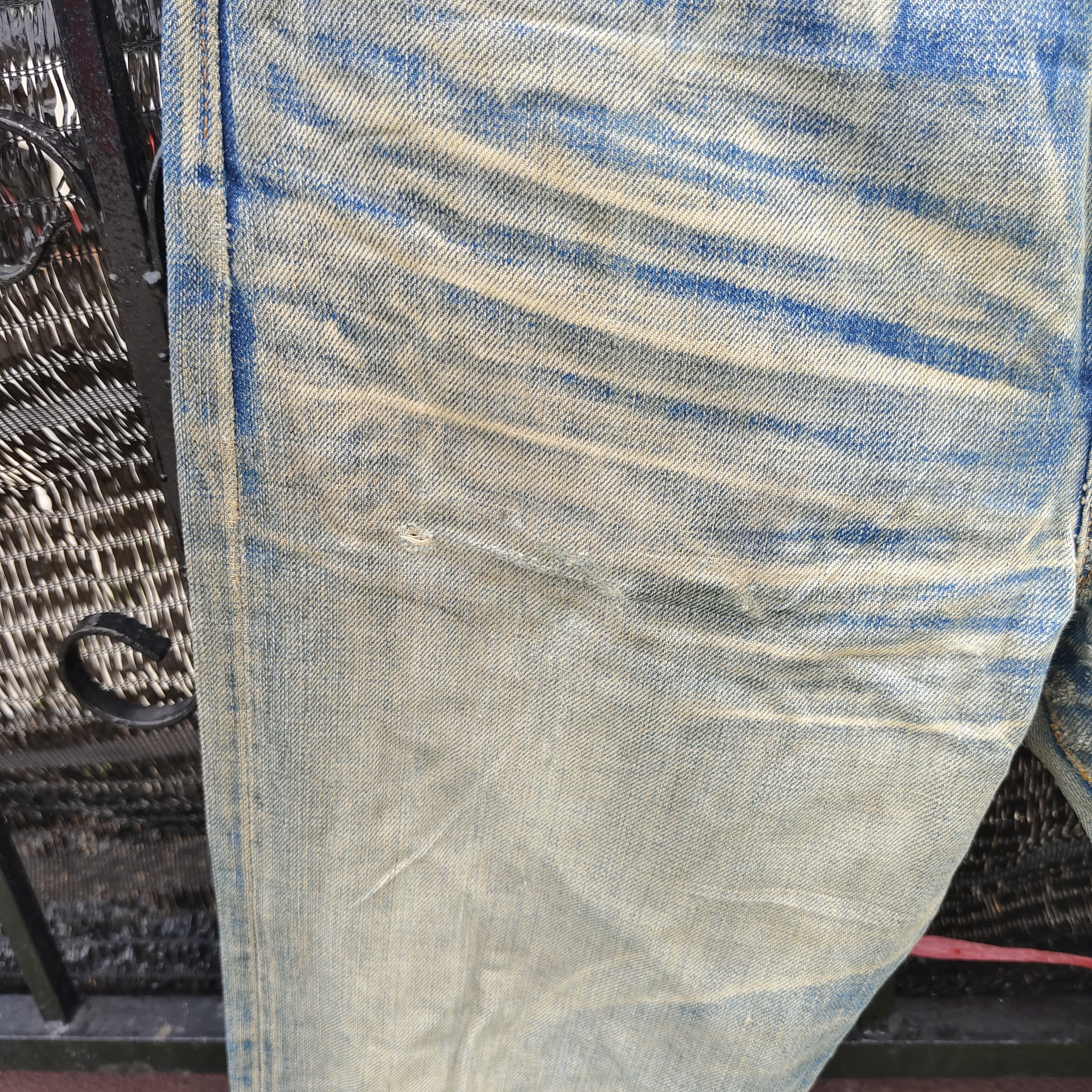 Levi's Vintage Levi's Big E Lot 66501 Distressed Selvedge Jean Size US 30 / EU 46 - 6 Thumbnail