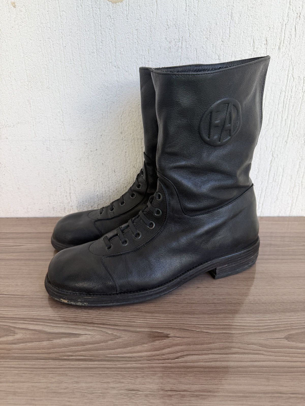 Emporio Armani Aw04-05 EA Avant boots like guid Ccp, ma+ 1923 Size US 13 / EU 46 - 1 Thumbnail