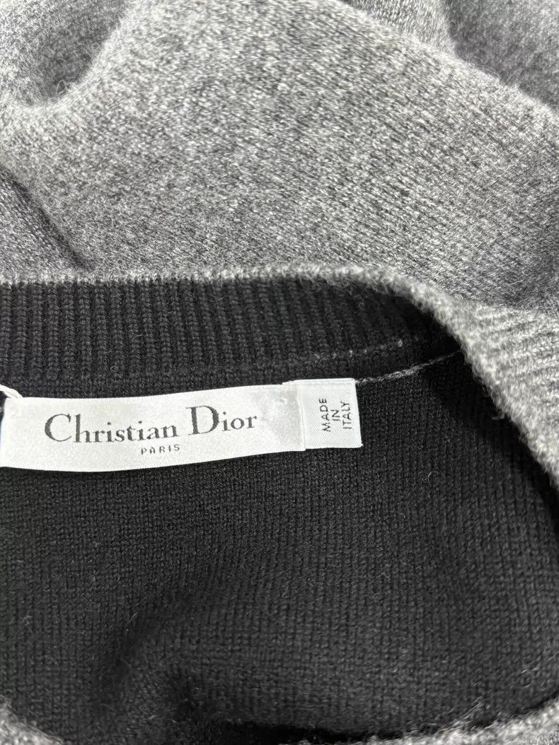 Dior Dior 8-character gray cashmere cardigan coat Size XS / US 0-2 / IT 36-38 - 3 Thumbnail