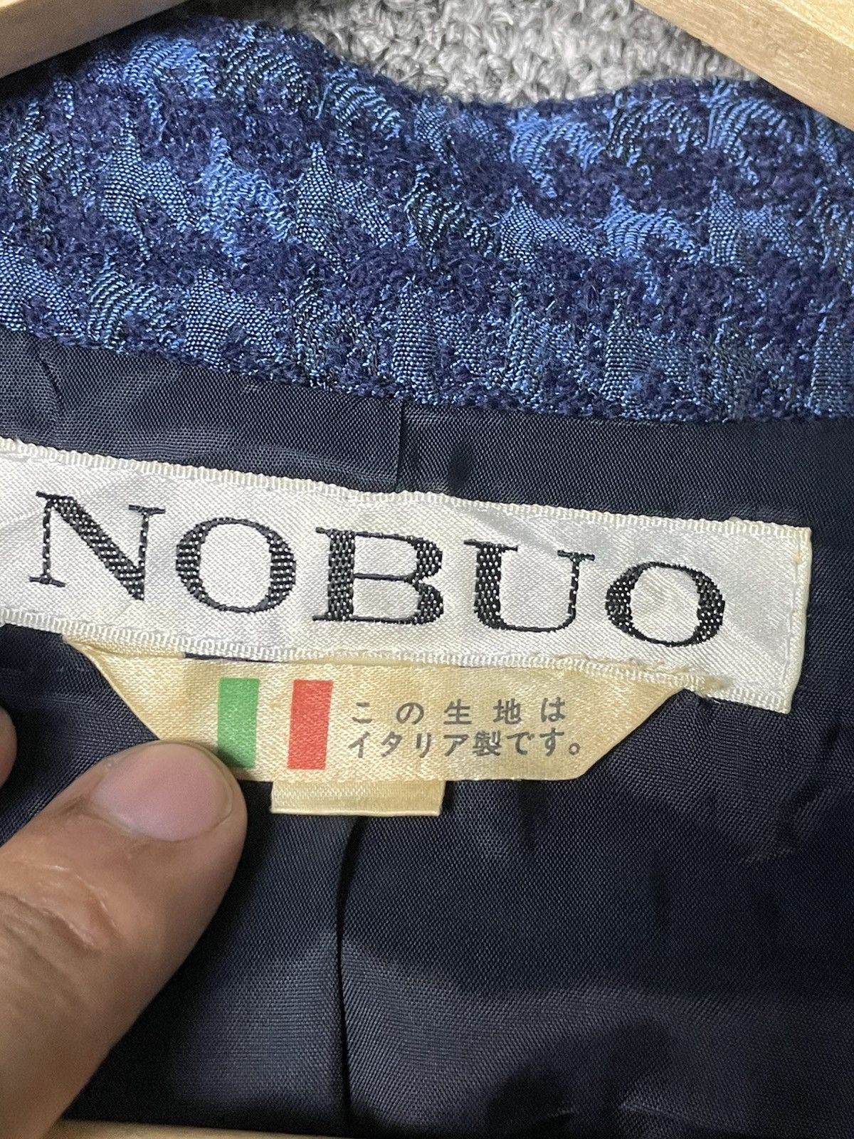 Japanese Brand × Vintage NOBUO Brand Fashion Double Breasted Crop Coat (88) Size XXS / US 00 / IT 34 - 9 Thumbnail