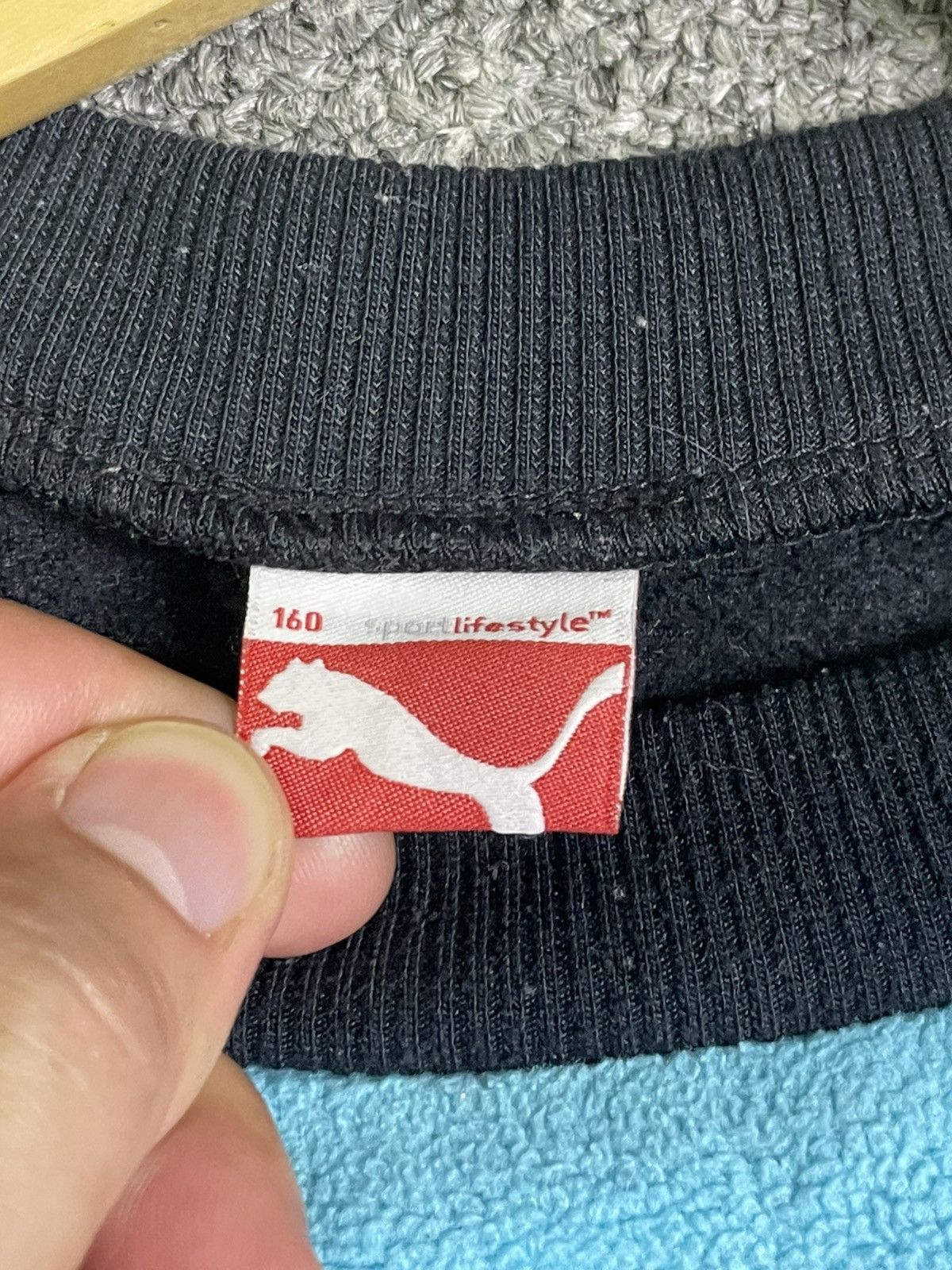 Puma × Vintage Puma Big Logo Pullover Sweater (39) Size US S / EU 44-46 / 1 - 4 Thumbnail