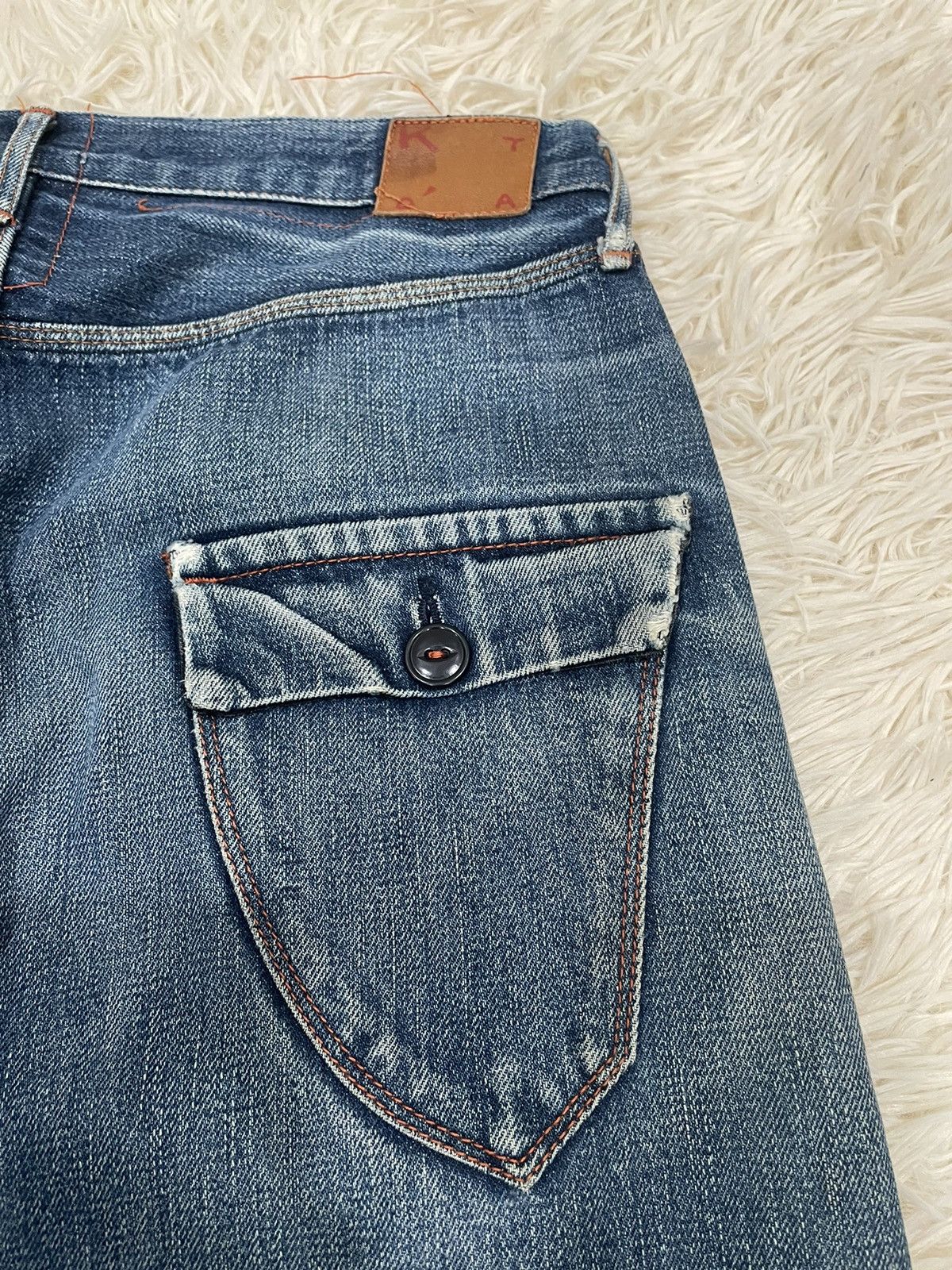 KATO Buy Now‼️Distressed Kato Selvedge Denim (KUR-01) Size US 30 / EU 46 - 12 Thumbnail