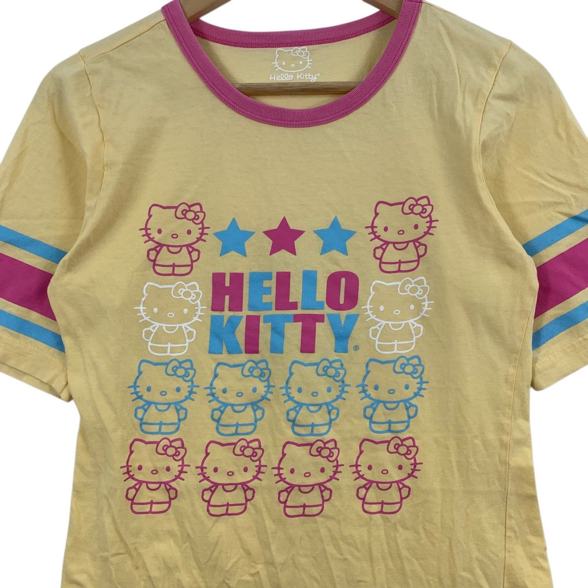 Vintage HELLO KITTY By SANRIO Character Cartoon Short Sleeve Tshirt Size L / US 10 / IT 46 - 3 Thumbnail