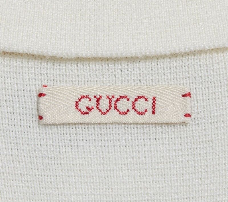 Gucci o1s1wg110225 Cashmere and Wool Striped Polo Shirt Multicolor Size US S / EU 44-46 / 1 - 4 Thumbnail