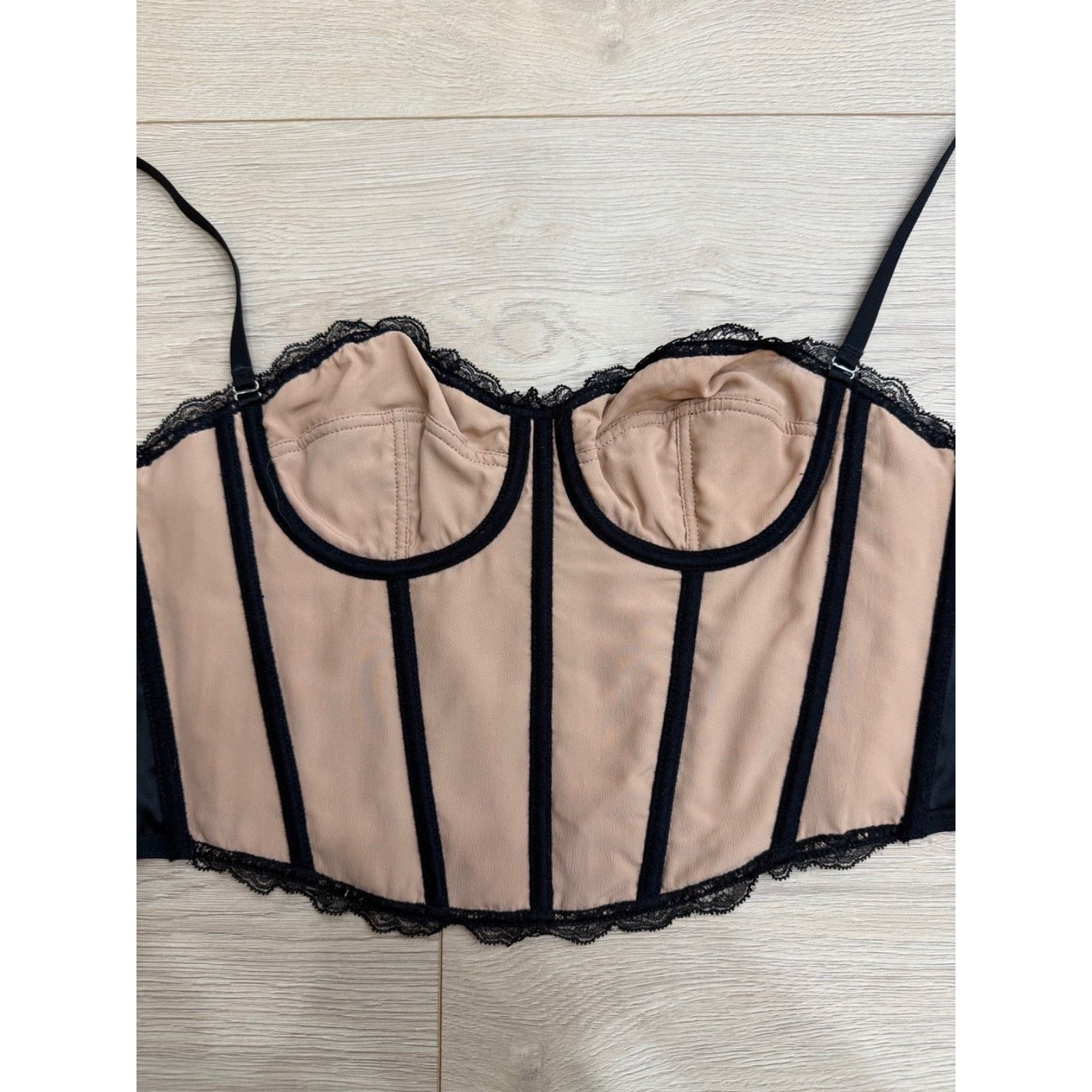 Gucci Gucci GG Net Corset Black Nude Lace Logo Bustier Top Medium Size M / US 6-8 / IT 42-44 - 11 Thumbnail