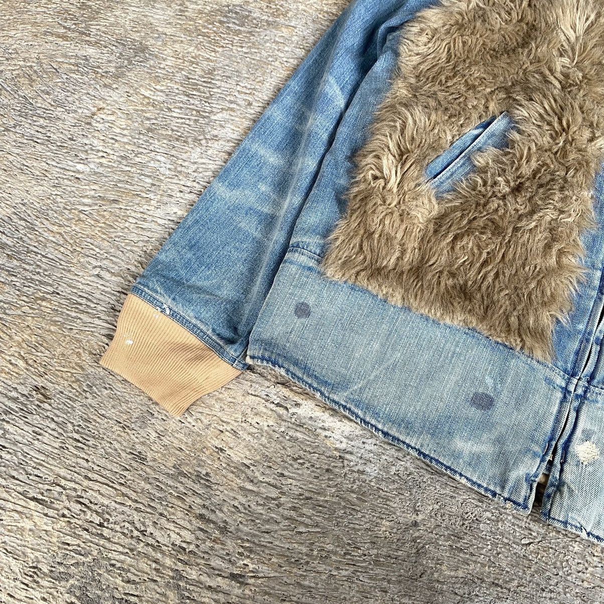 Kapital RARE Kapital Boro Fur Denim Jacket Size US M / EU 48-50 / 2 - 6 Thumbnail