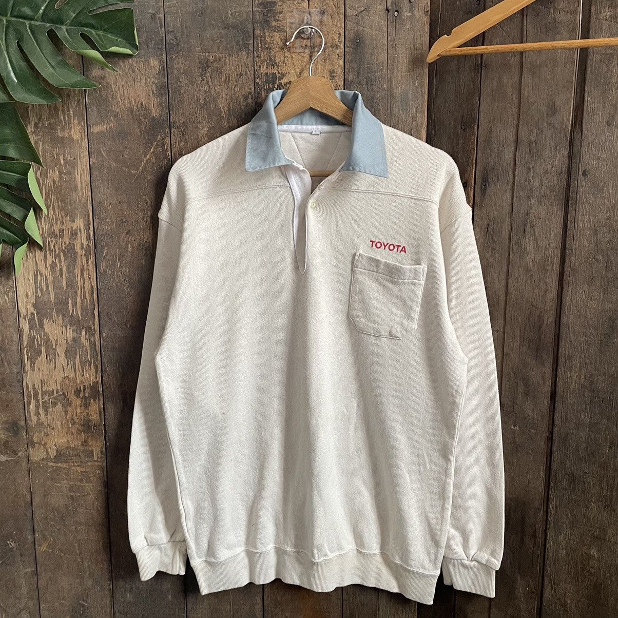 Vintage Vintage Toyota Workwear Polo Shirt Size US L / EU 52-54 / 3 - 2 Thumbnail
