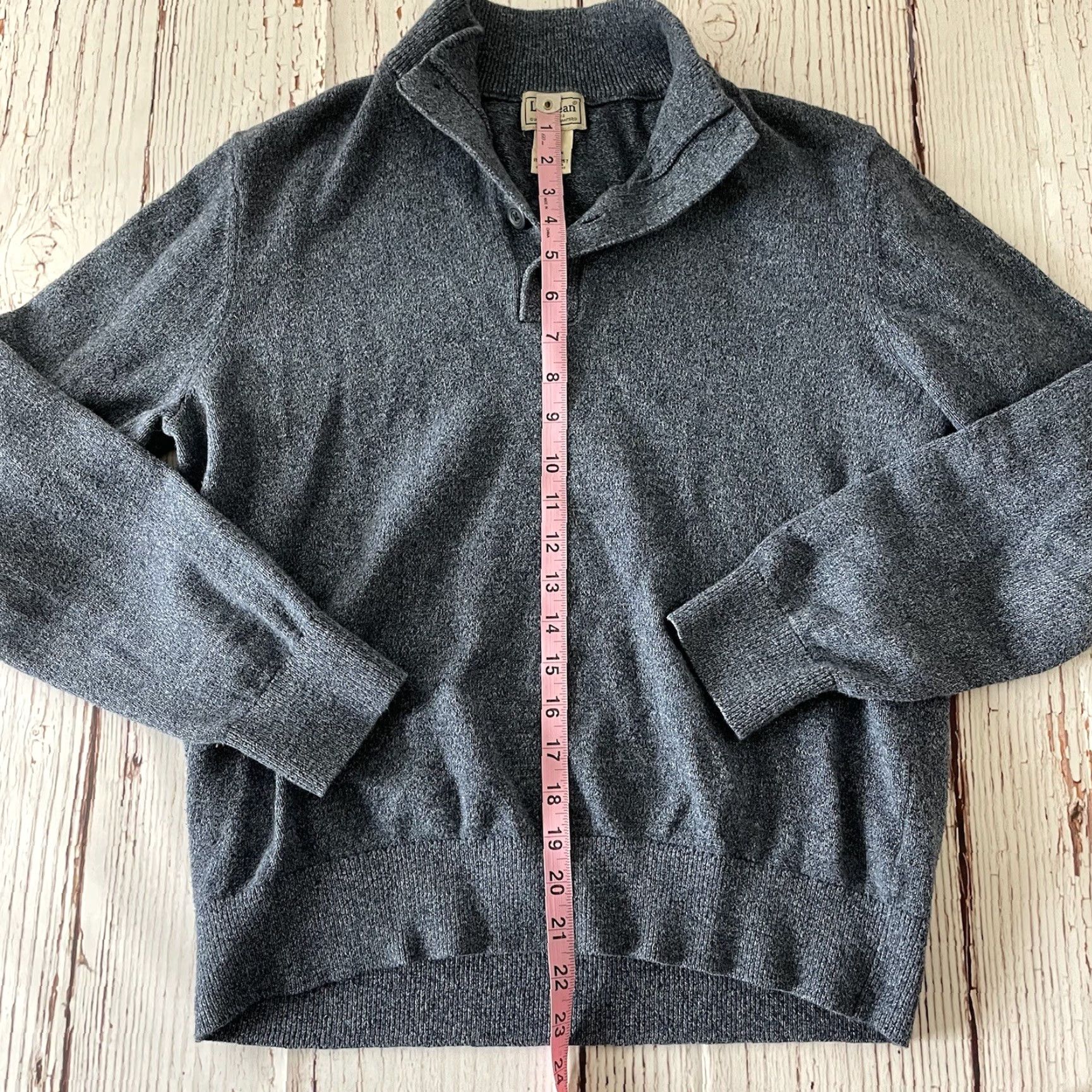 Vintage VINTAGE L.L. Bean Pullover Sweater Mens M Blue 100% Cotton Henley Shirt Size US M / EU 48-50 / 2 - 3 Thumbnail