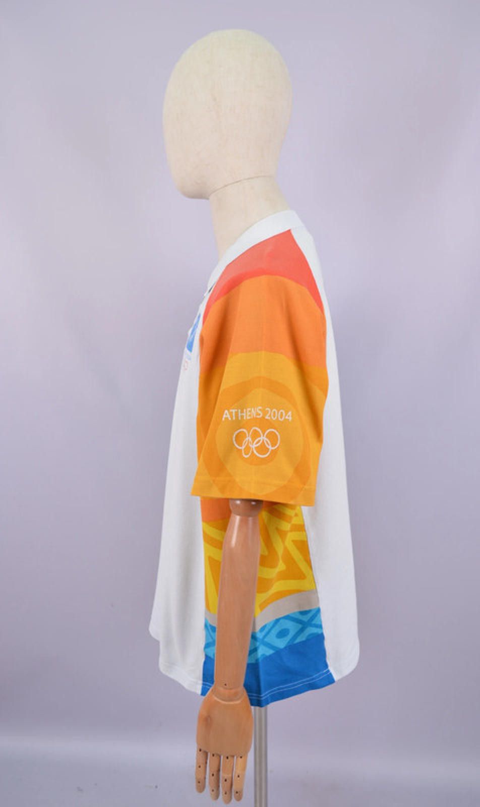 Adidas Athens 2004 Olympic Games Polo Shirt Adidas T Shirt Size XL Size US XL / EU 56 / 4 - 7 Thumbnail