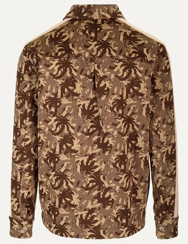Palm Angels o1s22i1n1224 Camouflage Track Over Shirt in Brown Size US S / EU 44-46 / 1 - 2 Thumbnail